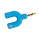 thumbnail image 5 of Adaptador de audio Teléfono Convertidor de audio Divisor Auricular Conector de micrófono GeweYeeli EL4714-01B, 5 of 7