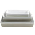 thumbnail image 2 of Martha Stewart 3 Piece Stoneware Baker Set, Grey, 2 of 4