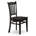 thumbnail image 3 of East West Furniture Logan 9 Piece Comb Back Dining Table Set, 3 of 5