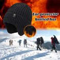 thumbnail image 4 of CSChome Cold Weather Thermal Hat Winter Hat - Thick Plush Elastic Knitted Soft Warm Dome Non-Slip Unisex, 4 of 7