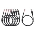 thumbnail image 1 of 5pcs Cable de pigtails de alimentación de CC, conector macho de 5.5mm x 2.5mm a extremo de cable pelado de 50cm para PC, laptop, juguetes, teléfonos celulares y dispositivos electrónicos, 1 of 6