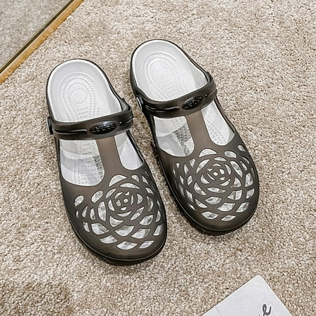 

Women‘s Breathable Holes Jelly Sandals Non-slip Platform Clogs Women‘s Footwear