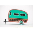 thumbnail image 2 of Leisure Arts Gypsy Garden Metal Trailer Fairy Garden Decor 6x3.75x2.75 Inch, 2 of 2