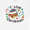 thumbnail image 4 of Inktastic I Love Christmas- cute teddy bear Boys or Girls Baby Bodysuit, 4 of 5