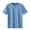 #0029-Sky Blue, variant on Men's Luxury Mercerized Cotton T-Shirt, Breathable, Cooling, Loose fit, Moisture-Wicking, Wrinkle-Resistant