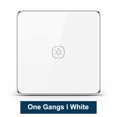 thumbnail image 1 of Tuya ZigBee Light Smart Switch Home Office Control táctil inalámbrico Interruptor de lámpara WiFi Panel de control inteligente, Blanco, 1 unidad Advancent EL001893-01B, 1 of 2