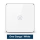 thumbnail image 1 of Tuya ZigBee Light Smart Switch Home Office Control táctil inalámbrico Interruptor de lámpara WiFi Panel de control inteligente, Blanco, 1 unidad Scienceny EL001893-01B, 1 of 2