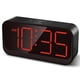 thumbnail image 1 of Reloj despertador digital Acedeck que funciona con pilas y pantalla grande, 1 of 9