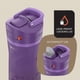 thumbnail image 4 of Contigo x Ally Love Ashland Chill 2.0, acero inoxidable, botella de agua a prueba de derrames con tapa AutoPop Easy Lean, sin BPA, 24 oz, violeta, 4 of 8