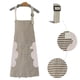 thumbnail image 3 of Delantal impermeable Ficarrico para adultos, babero de chef con bolsillo espacioso para cocina, barbacoa, manualidades, dibujo, 3 of 5