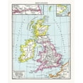 thumbnail image 2 of Droysen 20x24 White Modern Wood Framed Museum Art Print Titled - United Kingdom - Droysen 1886, 2 of 4