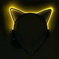 thumbnail image 6 of Eoperou LED Light Cat Ear Hair Hoop Plastic Headband with Anti-Slip Design Men Women Bar Nightclub Hairband Hair Accessory, 6 of 8