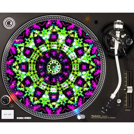 KuzmarK™ 12" DJ Turntable Slipmat - Nature Heaven