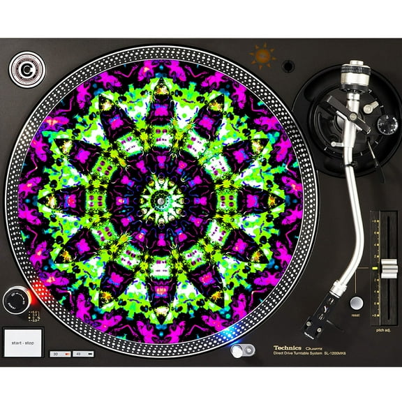 KuzmarK™ 12" DJ Turntable Slipmat - Nature Heaven