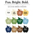 thumbnail image 4 of Apple Barrel Multi-Surface Acrylic Craft Paint Set, Nature Inspired, 2 fl oz, Satin Finish, 12 Piece, 4 of 9