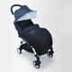 thumbnail image 2 of Saco de dormir universal suave y cálido para cochecito de bebé, funda para parabrisas, carrito para cochecito de niño, cómodo para los pies, color negro, 2 of 3