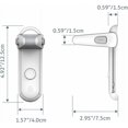 thumbnail image 5 of Cerradura de palanca de puerta a prueba de niños, cerradura de manija de puerta de seguridad para bebés, fácil de instalar y usar Adhesivo 3M VHB Sin herramientas ni taladro (blanco, 2 piezas), 5 of 5