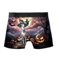 thumbnail image 2 of Spooky Halloween Night Witch Whippet Glowing Pumpkins All Over Print Boxer Briefs Underwear for Men Dad Dog Lover - 12015, 2 of 6