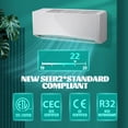 thumbnail image 4 of TACOOL Split Air Conditioner 12000BTU Mini Split Air Conditioner&Heater, 22 SEER2 AC Unit Cools Rooms up to 450 Sq. Ft, Energy Efficient Inverter AC with Heat Pump (230 V), 4 of 7