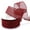 Crimson Burgundy, variant on Ribbon Traditions 2.5" Wired Burlap Ribbon Classic Blue 25 Yards