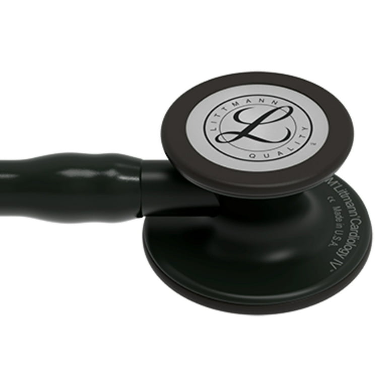 3M Littmann Cardiology IV Stethoscope, Black-Finish Chestpiece