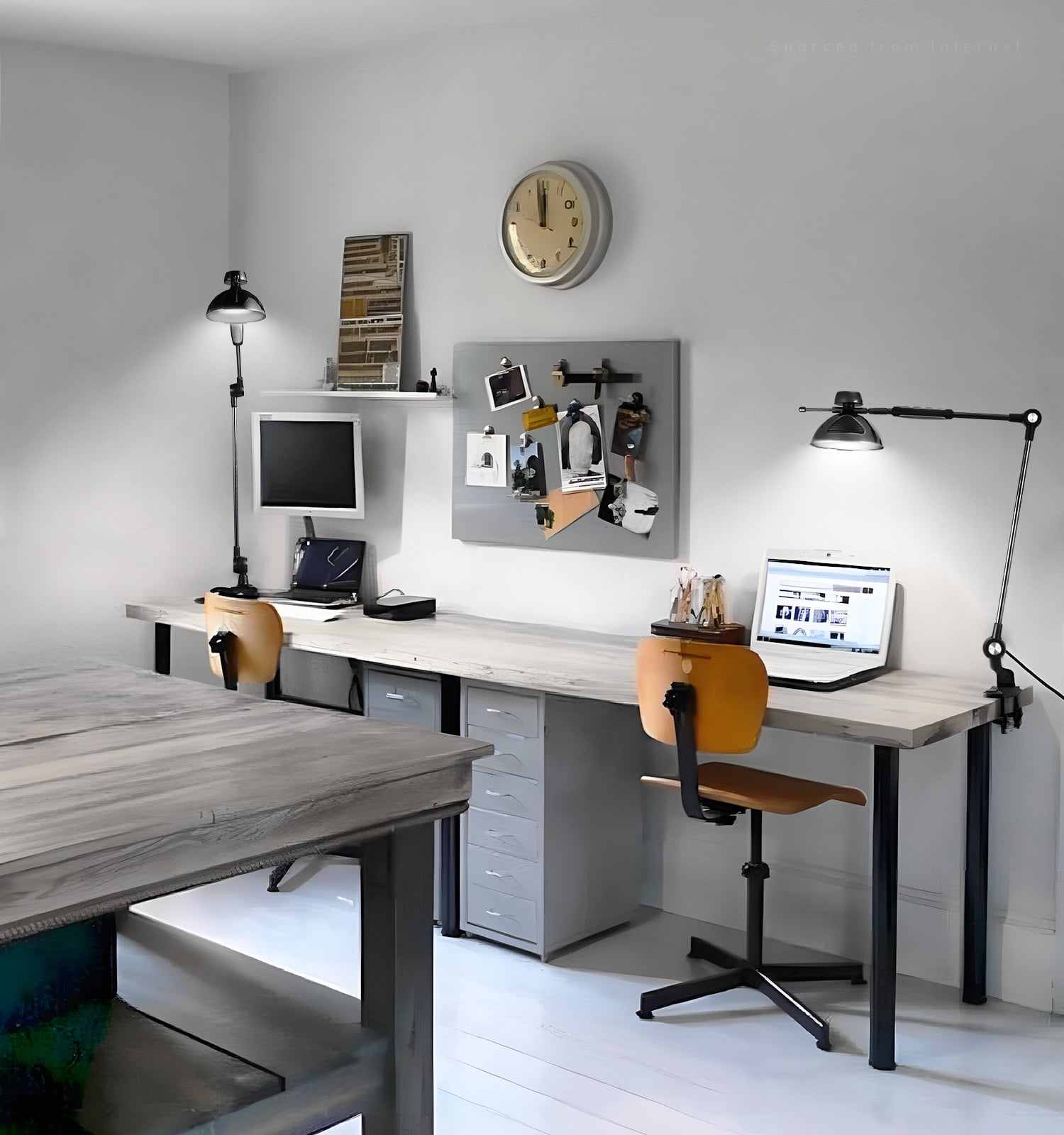 LED Desk Lamp, Swing Arm Table Lamp, Adjustable Metal Articulating Arm with Dome Shade, Industrial Modern Task Lighting for Desk or Study