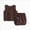 E105-Brown, variant on Boys Summer 2-Piece Set 6-12 Months 12-24 Months 2t 3t 4t 5t 6t 7t Children Cool Print Short Sleeve T-Shirt And Elastic Waist Shorts,Boys 2 Piece Summer Set(Brown,1-2 Years)