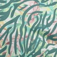 thumbnail image 1 of oneOone Polyester Spandex Teal Green Fabric Tropical Monstera Leaves Craft Projects Decor Fabric Printed By The Yard 56 Inch Wide, 1 of 4