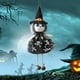 thumbnail image 4 of Vestido de gasa para Halloween | Estilos de Bruja, Gato Negro, Calabaza, Fantasma | Con campanas | Decoración colgante de tela de diseño intrincado | Adorno festivo | Uso versátil | 1 pieza, 4 of 5