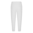 thumbnail image 4 of Awdenio Linen Pants Men Casual Elastic Waist Drawstring Pants Cotton Linen Baggy Lounge Pants Beach Trousers with Pockets, 4 of 6