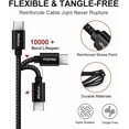 thumbnail image 3 of SBSWXX-USB C Cable, USB to USB C Cable, [5 Pack, 3/3/6/6/10 ft] Type C Charger Cable Fast Charging for iPhone 17 16 15 Pro Max Plus Air, for Samsung Galaxy S25 S24 S23 S22 S21 S20 S10 A17 A16 A15, 3 of 3