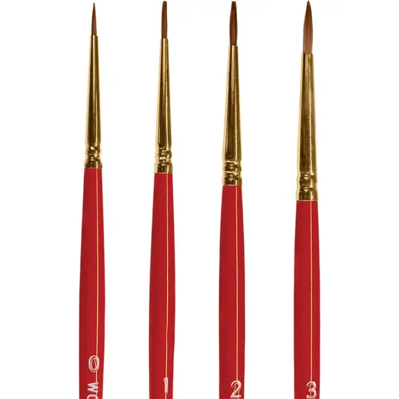#0 Wooster F1620 Artist Brush Red Sable Oil Rounds Artist Paint Brush