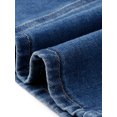thumbnail image 6 of DARING DIVA Women's Casual Midi Split Back High Waist Long Jean Skirts XL Medium Blue, 6 of 6