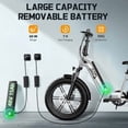 thumbnail image 2 of Electric Bike for Adults (Age 18+), 20"x4.0 Fat Tire E-Mountain Bike, 749W Motor, 48V 15Ah Battery, 27.9 MPH, 60 Miles Range, UL2849, 2 of 6