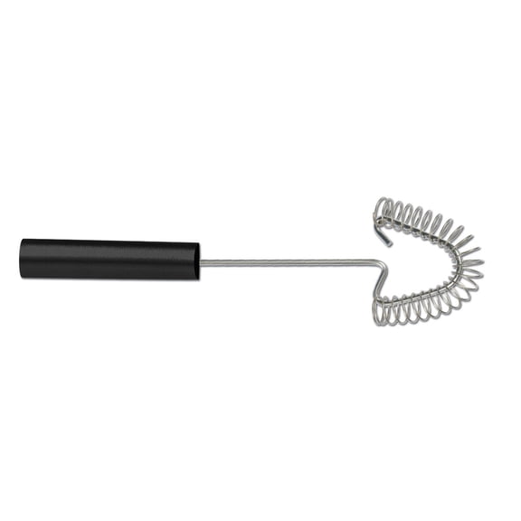 Rada Cutlery Wire Whisk – Stainless Steel Kitchen Whisk With Black Stainless Steel Resin Handle
