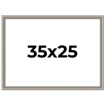 35x25 Frame Grey Real Wood Picture Frame Width 1.25 inches | Interior Frame Depth 0.5 inches | Hans