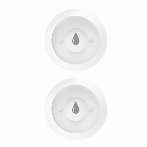 Tuya ZigBee Smart Water Leak Detector Flood Sensor Alert Immersion Alert Remote Monitoring Via Smart Life App,2 * Immersion Alert,White