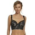 thumbnail image 1 of Fantasie Womens Bronte Underwire Longline Side Support Bra, 30GG, Black, 1 of 3