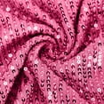 thumbnail image 5 of YOUYEDIAN Girls Full Sequin Tops Sparkle Glitter Blouses Short Sleeve Shirts Dressy Party Concert Outfits (Red, 13-14 Years), 5 of 6