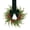 green velvet, variant on Christmas Window Wreath 1pc, 10.6 Inch Small Holiday Greenery for Window Sill, Kitchen Cabinet, Door, Wall, Fireplace and Indoor Farmhouse Decoration