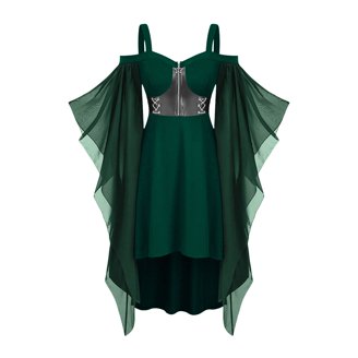 green emerald velvet dress Girls Wicked Green Witch Costume Dress with Hat  Mia Belle Girls