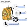 thumbnail image 5 of Balery Avocado Dog Vintage Canvas Backpack for Men and Women - Large Capacity, Durable Travel Laptop Bag for School, Work, Hiking, and Outdoor Activities, 5 of 7