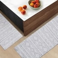 thumbnail image 2 of Anti Fatigue Kitchen Mats for Floor 2 Piece Set, Waterproof & Non-Skid Boho Kitchen Rugs, Cushioned Kitchen Mat for Standing Washable Comfort Desk Kitchen Runners, 17x30+17x47, 2 of 6