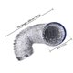 thumbnail image 2 of UPGRATOR Tubo De Conducto Flexible De Aluminio Resistente A Alta Temperatura Para Ventilación Y Extractores, 2 of 8