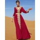 thumbnail image 1 of Vestido elegante de encaje con bordado grande para vacaciones de estilo vintage para mujer de Oriente Medio, 1 of 6