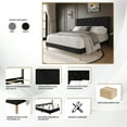 thumbnail image 6 of Castle Place Modern Diamond Tufted Velvet Upholstered King Bed, Black, 6 of 11