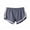 Gray, variant on Shorts Womens Women Casual Solid Summer Sports Shorts Workout Yoga Shorts Active Shorts