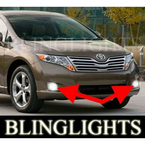 Xenon Fog Lamps Driving Lights Foglamps Foglights Kit For 2009 2010 2011 2012 Toyota Venza