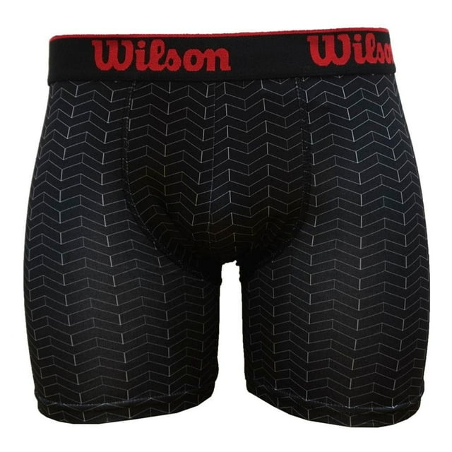 Bóxer Wilson para Hombre, Estampado Negro Talla EG Negro Talla EG