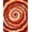 Orange, Pattern 3, variant on ODIKA 8x10 Machine Washable Non-Slip Area Rug, Jupiter Storm Vortex Swirl DIY High Traffic Rug, Orange, 649393